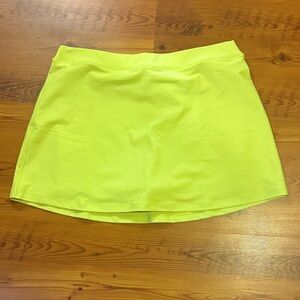 Abercrombie & Fitch YPB Neon Green/Yellow Mini Skirt